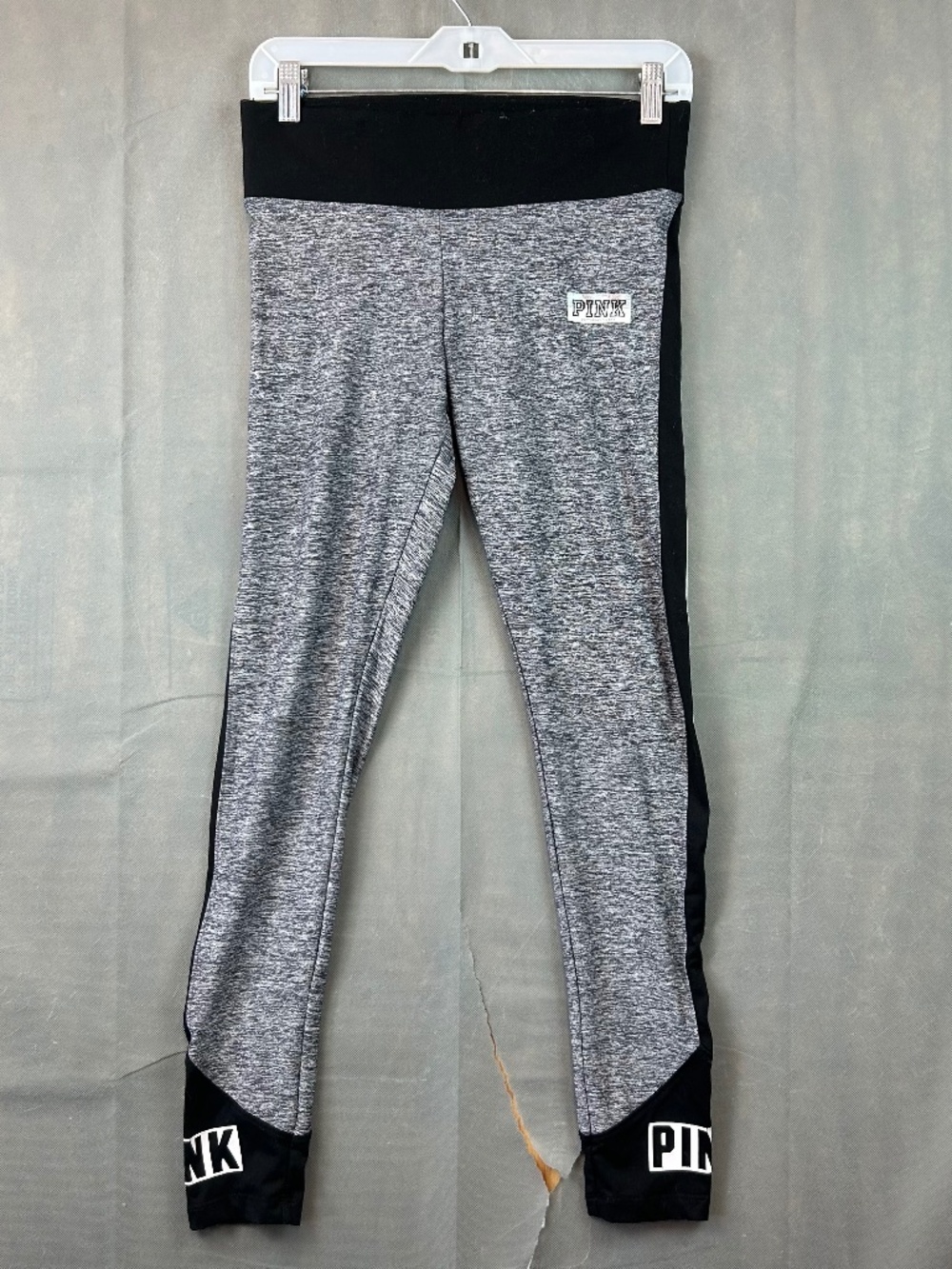 Victoria Secret Pink Ultimate Collection Active Wear Yoga Pants Sz Small Gray